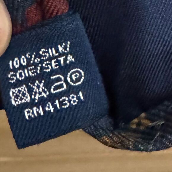 Polo Ralph Lauren Handmade In Italy Silk Paisley Print Tie - Picture 8 of 8